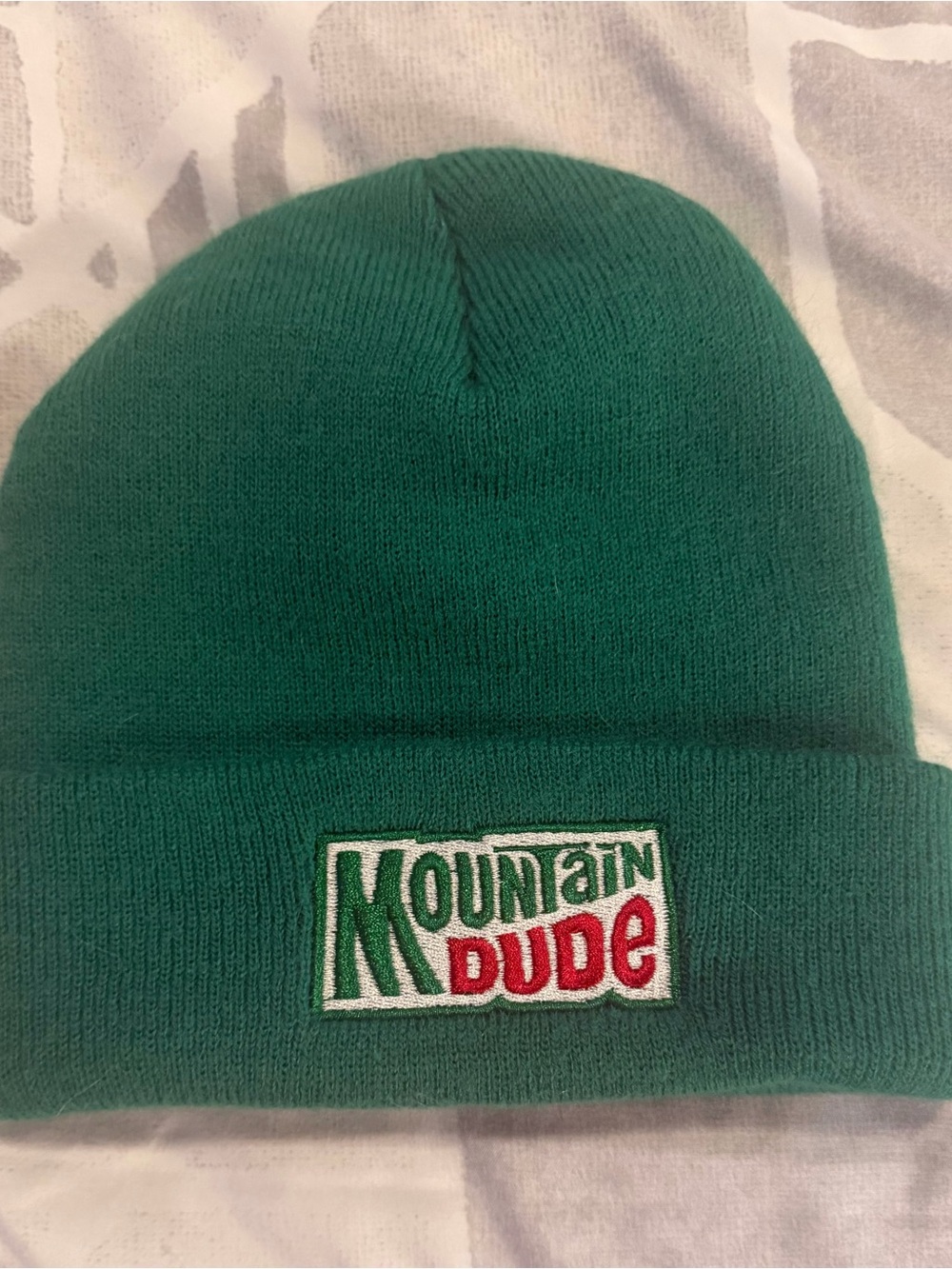 “Mountain Dude” Knit Beanie
